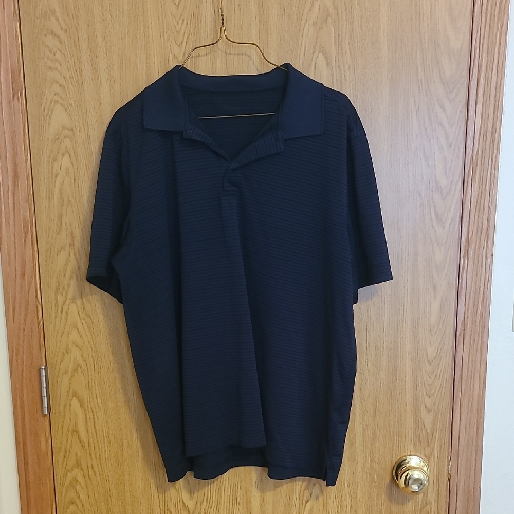 Croft & Barrow Blue Polo Shirt Classic Knit